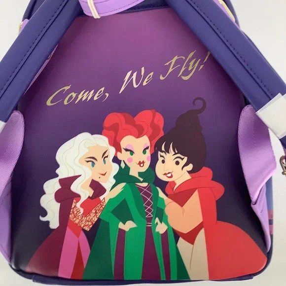 NEW! Loungefly DISNEY Hocus Pocus Sanderson Sisters’ House Mini Backpack D22 - Picture 5 of 14